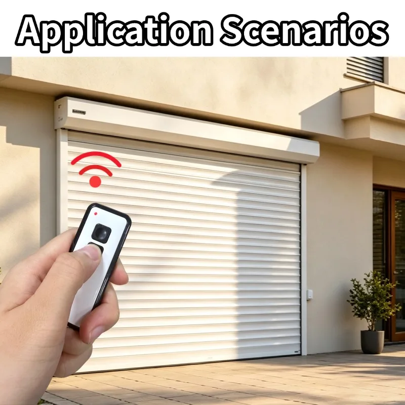 Compatible With NOVOFERM MINI‑NOVOTRON 522 524,433.92MHz Rolling Code Garage Door Gate Keychain Remote Transmitter