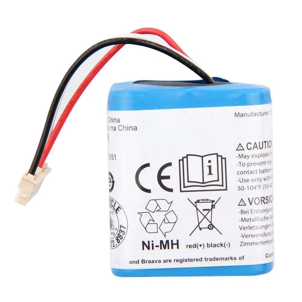 Batteria di ricambio originale per iRobot Braava 381 390t 380 380t MINT 5200 5200C Batteria originale 2000mAh