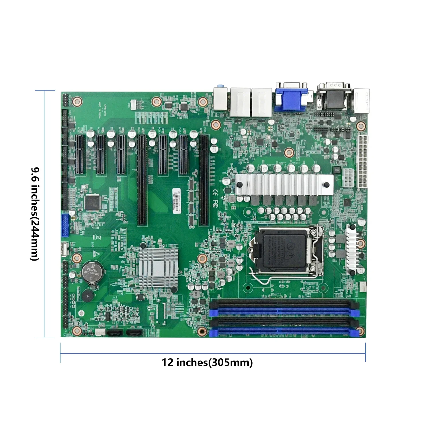ATX Motherboard EAMB-1503 CPU LGA 1200/2 LAN/DDR4 Support 128GB Memory Computer Server Industrial Control Motherboard