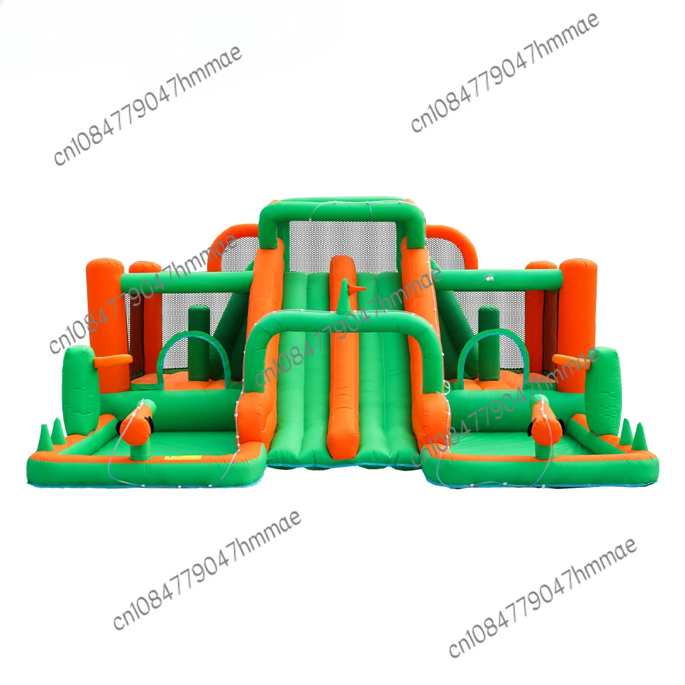 Party Top Quality Outdoor Grade Green Kids Carnival Bounce House Inflatable Jumping Bouncy Castle Water Slide