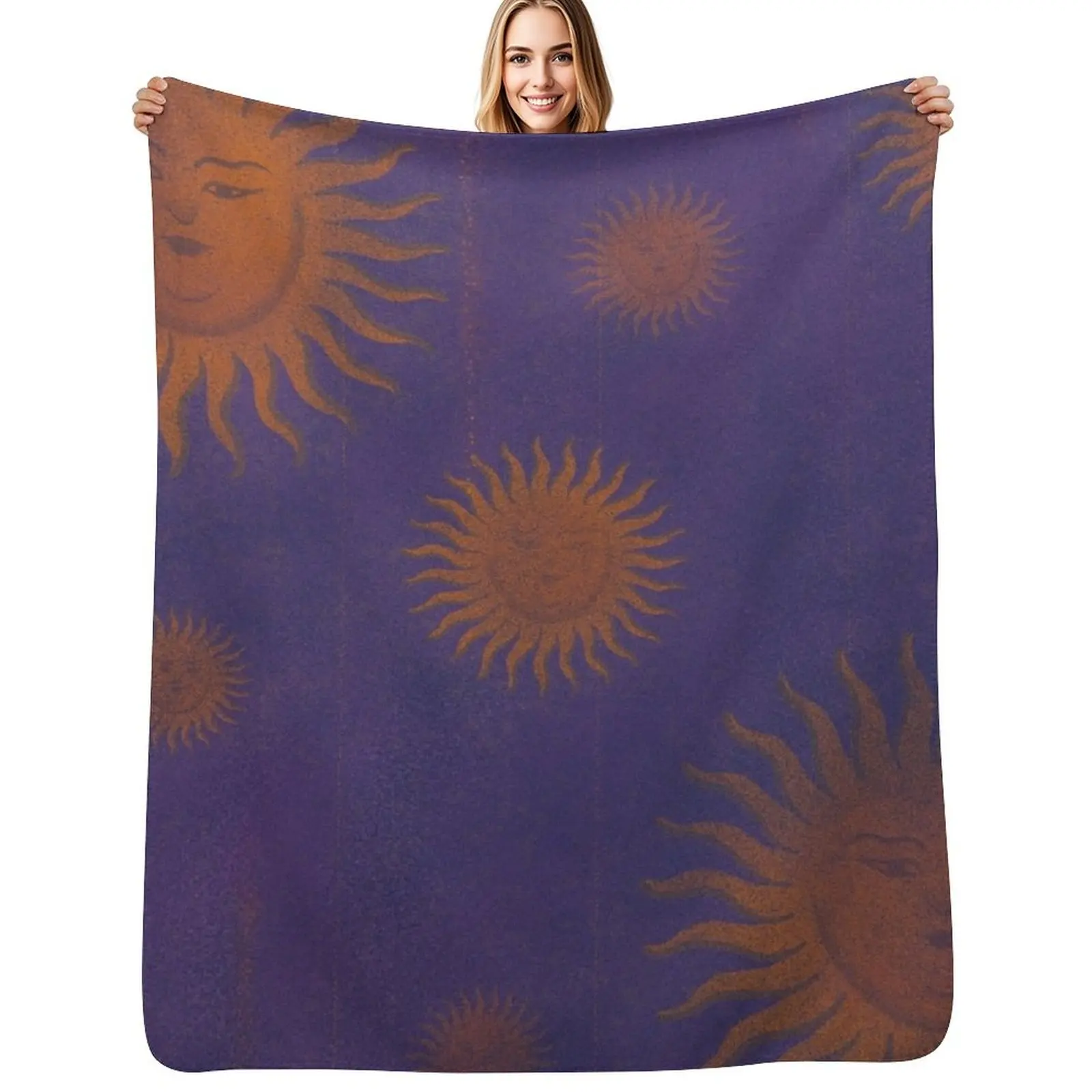 

90’s Celestial Throw Blanket Decorative Beds Luxury Brand christmas decoration Blankets