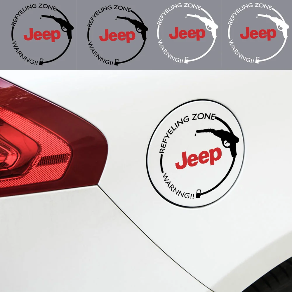 

Car Fuel Tank Cap Emblem Stickers Body Trunk Badge Decal For JEEP Renegade Wrangler Grand Cherokee JK Compass Auto Accessories