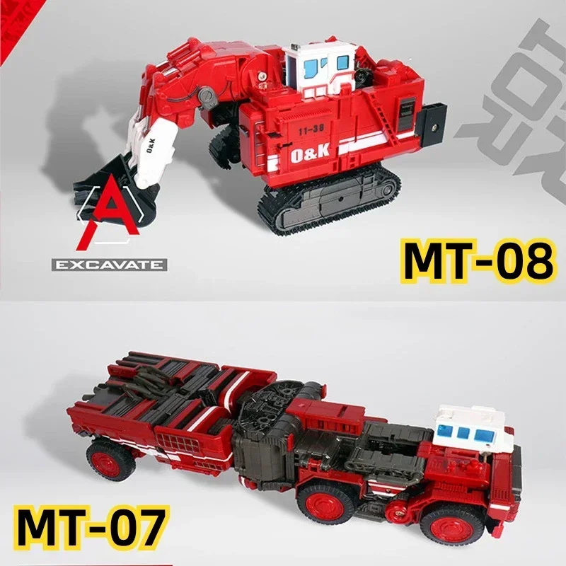 IN STOCK Transformation Devastator MT-07 Overload MT07 MT-08 MT08 Digger Enlarged Version Action Figure Toy Gift