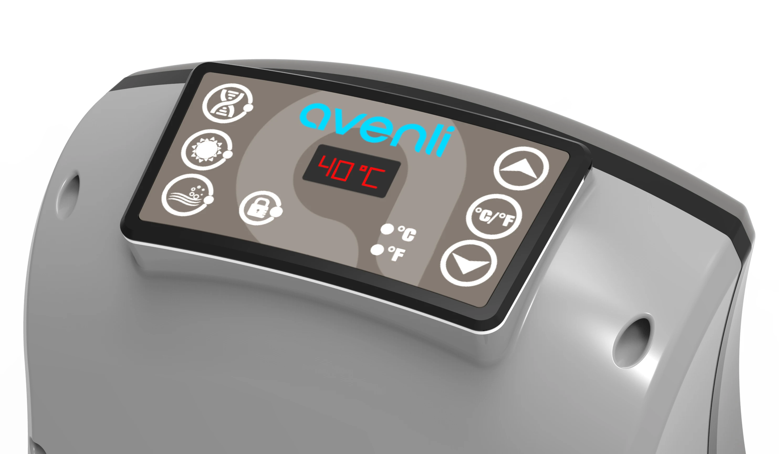 STLF Jilong Avenli 17283EUV41 فانكوفر سبا لـ 4 أشخاص حوض استحمام ساخن مستدير قابل للنفخ 175 سم × 70 سم #4