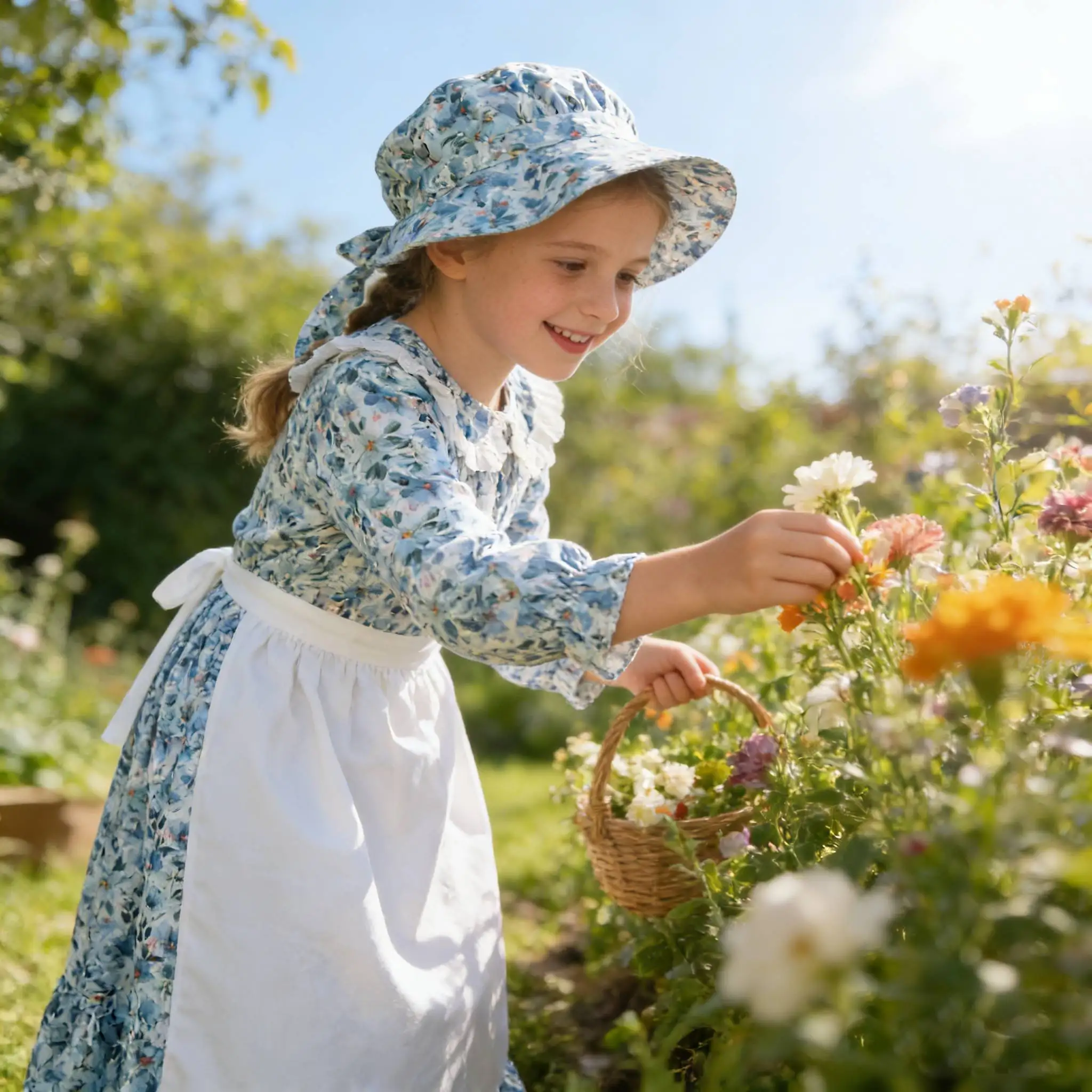 

Летнее платье в деревенском стиле 2026 года, платья в стиле пионеров для девочек, костюм Лауры Инголлс Уайлдер, колониальный костюм для девочек