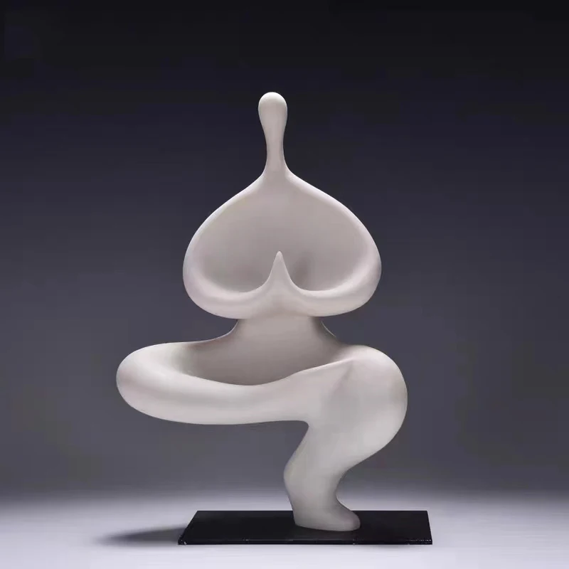 

Room Decor Abstract Yoga Figure Statue Sculptures & Figurines Modern Crafts Figure Statue Desk Accessories Holiday Gifts