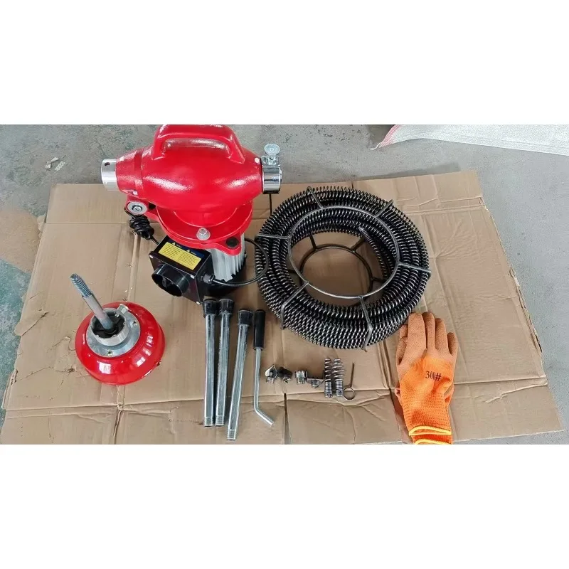 GQ-80 ثعبان كهربائي 20-200 مللي متر استنزاف نظافة الأنابيب آلة التنظيف الكهربائية ثعبان استنزاف الأنظف أدوات كهربائية المهنية