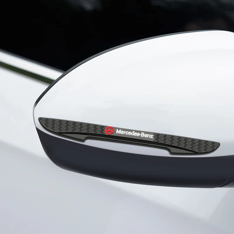 4 шт. резиновая защитная наклейка на край двери автомобиля, полоски против столкновений и царапин для Mercedes Benz AMG W204 GLC CLA W205 W203 W202