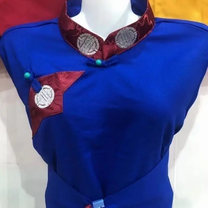 

Collector ethnic top women's shirt solid color