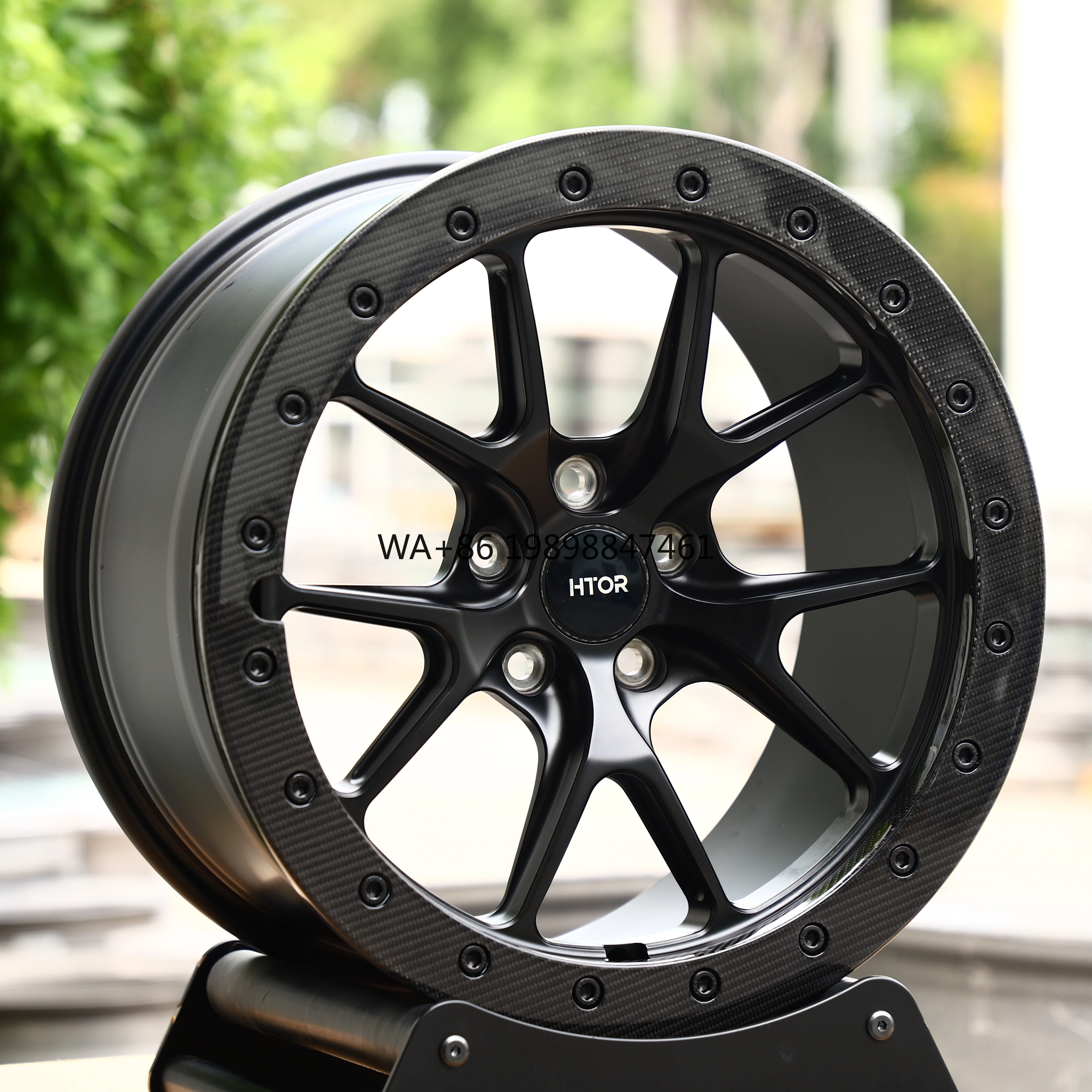 

6x139.7 8x165.1 Beadlock Wheels 17 18 19 20 Inch Carbon Fiber Wrapped Forged Off-road Wheels for Pickup&SUV