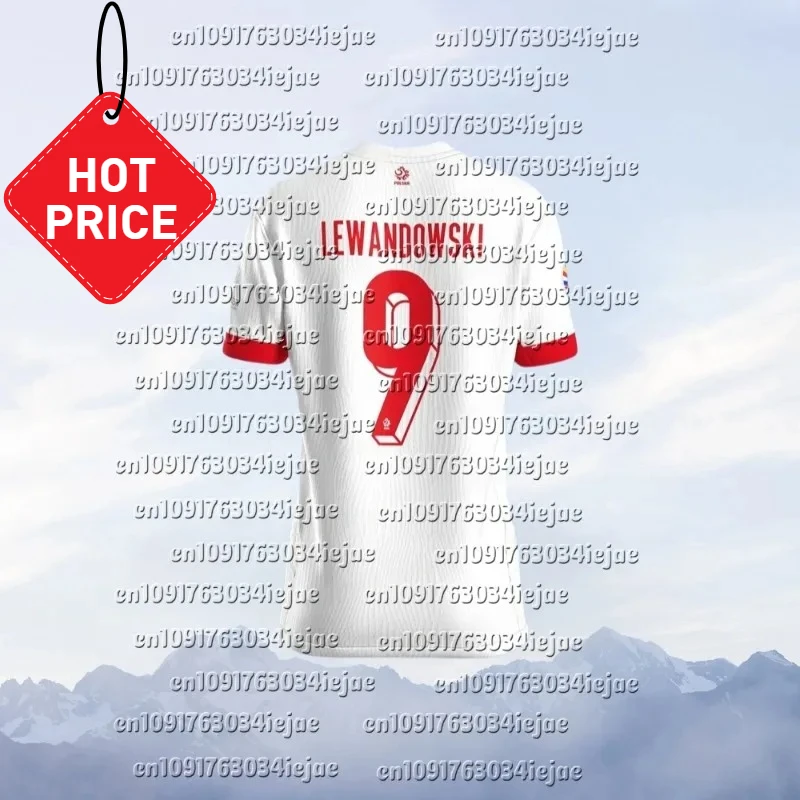 

2025 T Shirt For Men Football Jersey Poland O-Neck Quick Drying LEWANDOWSKI 9 Special Edition Jersey beach Adult_KID Jersey