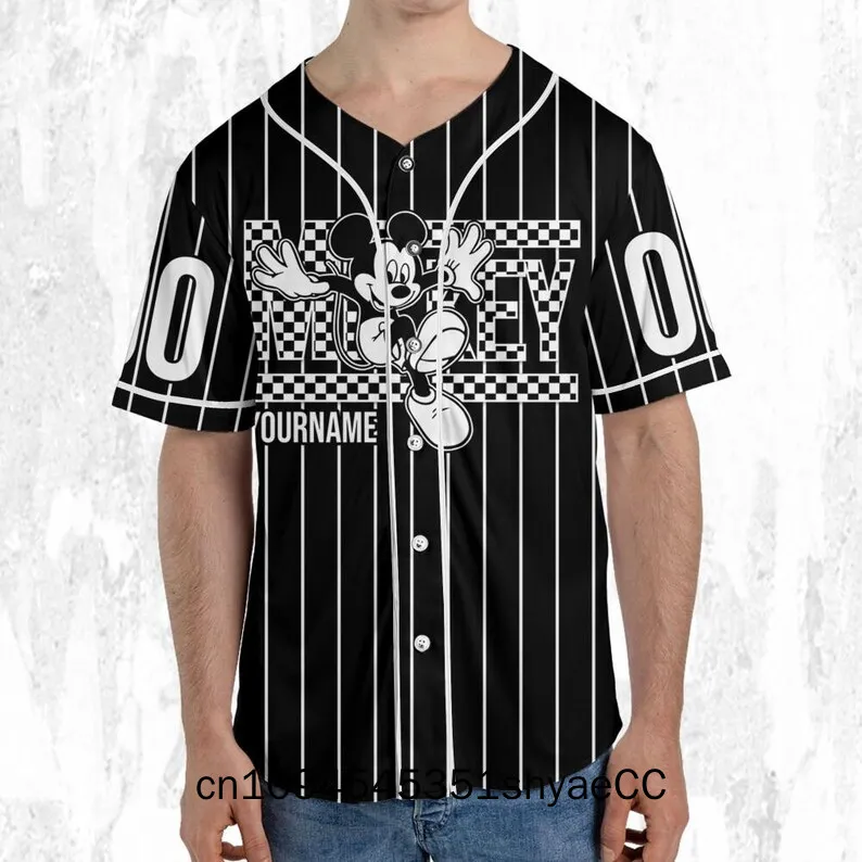 Personalize Disney Mouse 1928 Jersey, Youth, Adult Disney Baseball Jersey Sports, Cute Gifts For Fans Disney