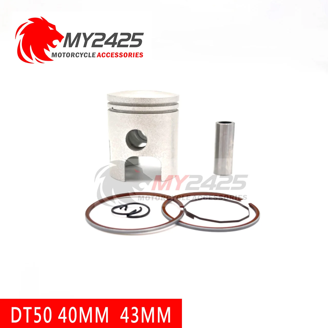 

For Yamaha DT50 50cc DT 50 2 Stroke Motorbike STD Bore Size 40mm 43mm Pin 12mm Motorcycle Engine Parts Piston Ring Kit