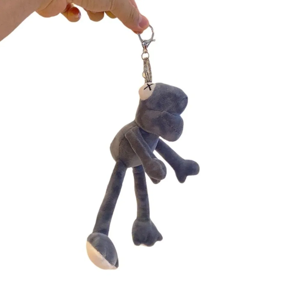 

Long Legged Frog Backpack Pendant Soft Ugly Cute Keychain Kawaii Style Funny Cartoon Keychain Key Ring Backpack Decoration