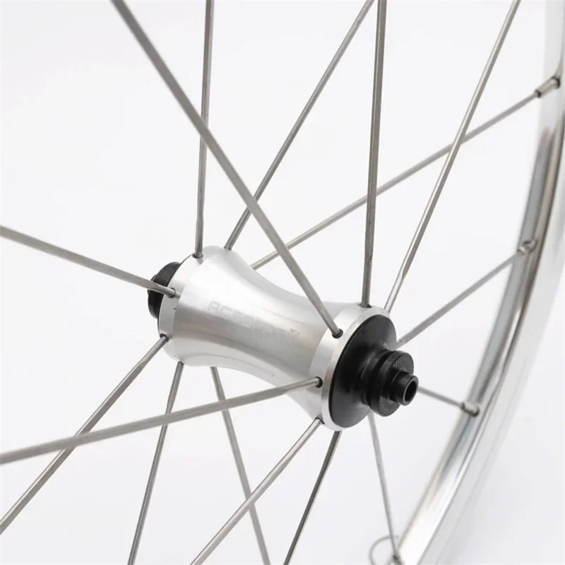 Folding bike 16inch rim 349 wheelset polished for brompton 7speed wheel Cline Pline Tline 7V