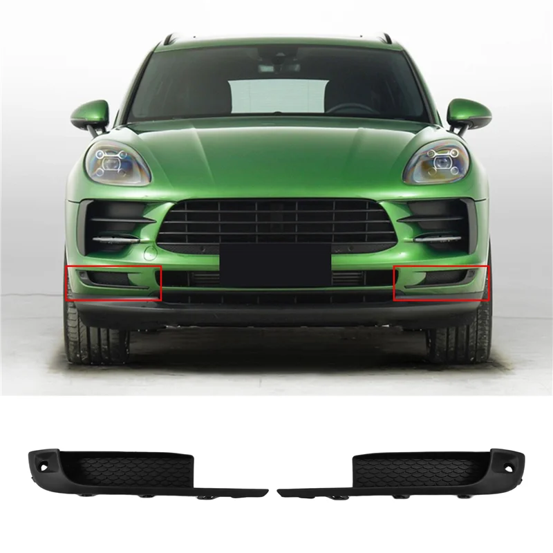 

AB96-Car Bumper Fog Light Frame Front Bumper Grille Front Bumper Grille For Porsche Macan