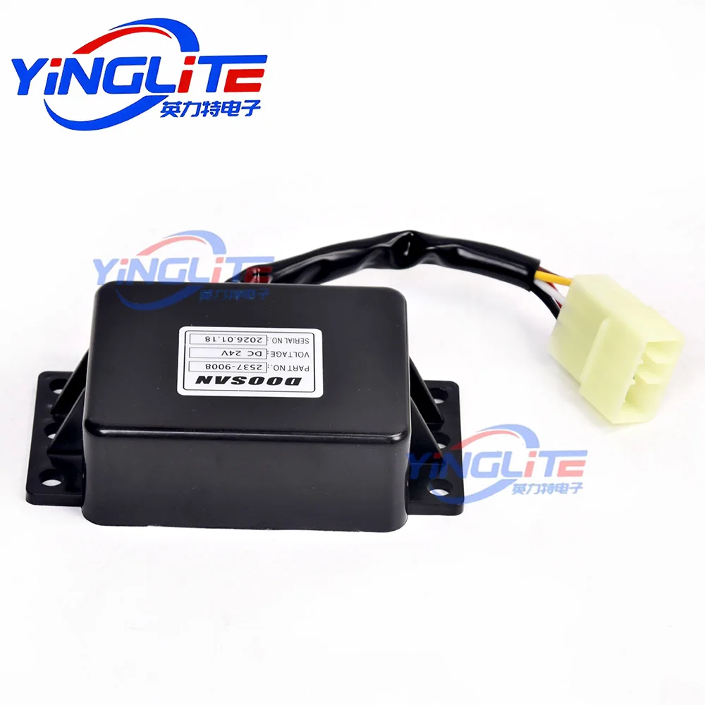 DH150 220 215 225-7 Excavator Windshield Wiper Motor Intermittent Control Relay 2543-9015 2531-1003 2537-9008