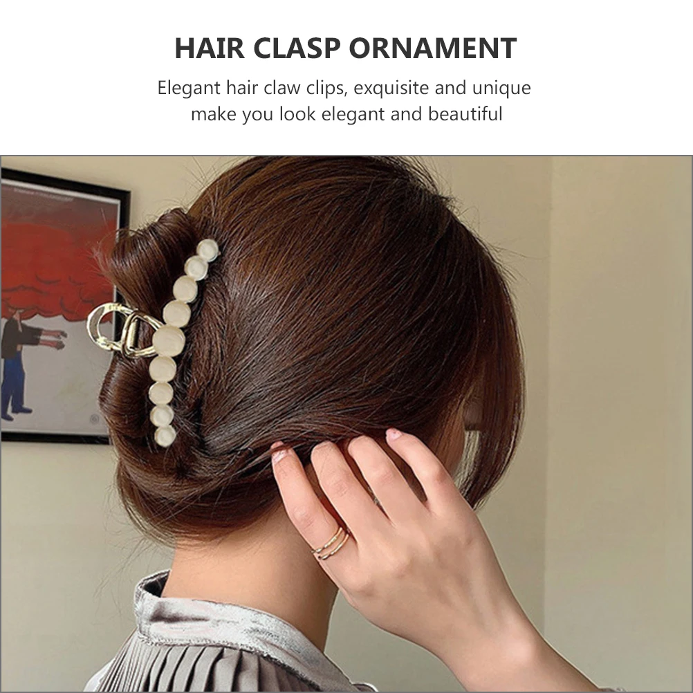 

Elegant Cat Eye Stone Hair Claw Clips Alloy Women Ladies Girls Hairstyle Tying Decor Accessories Daily Needs Events Gifts