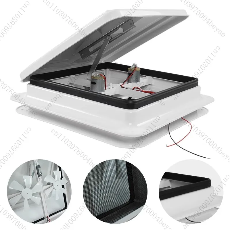 ملحقات تعديل RV فتحة سقف مروحة تهوية سقف مروحة عادم اتجاهين مدرب العادم مروحة العادم العلوية