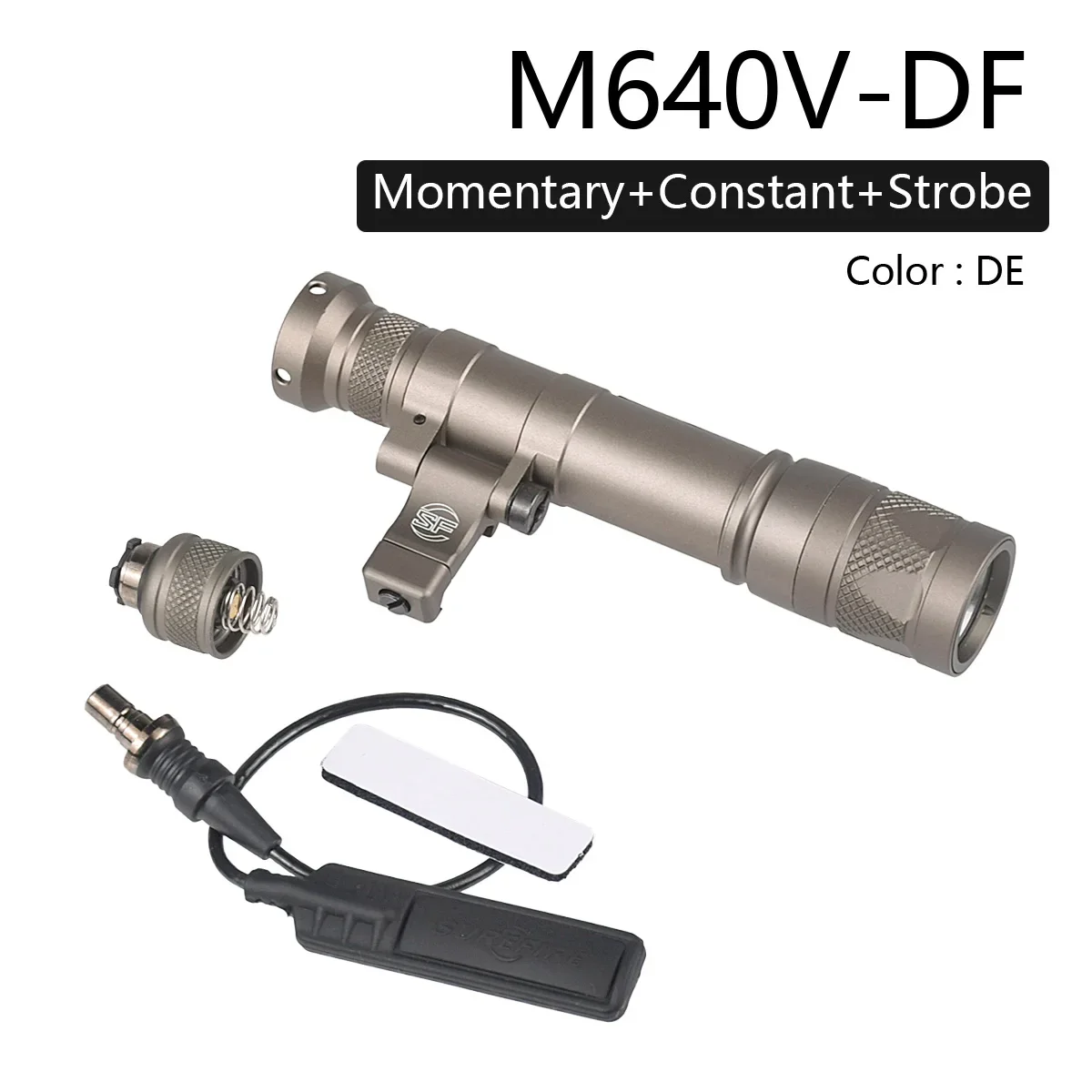 Tactical Surefire M600 M340 DF M640 SF Flashlight M340V Scout Light 20mm Picatinny Rail Mount Airsoft Hunting Light Lamp image 3