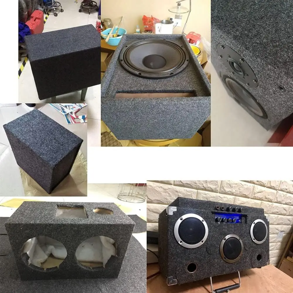 Automotive Interior Black Grey Speaker Box Carpet Length 1/2M Felt Fabric Speaker Mesh Cloth Width 0.5M Sub Woofer Trunk Liner