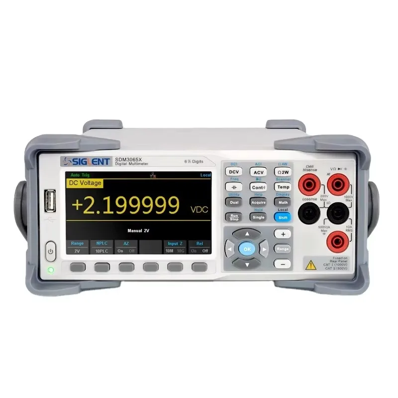 Siglent SDM3065X 6½ Digit Benchtop Multimeter True RMS 2.2M Count,USB/LAN,Data Logging,4.3