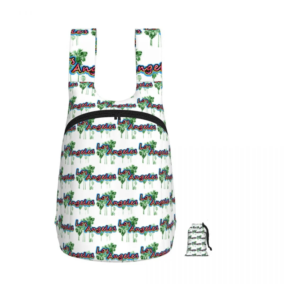 Los Angeles - Street Art - California Backpack Student Storage BookBag Kids School Bag Laptop Shoulder Bags for Boys Girls