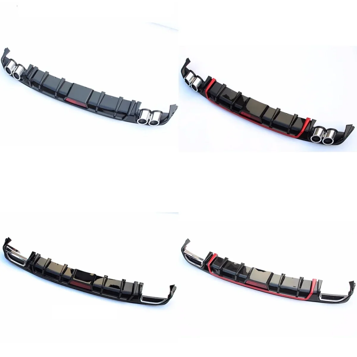 Rear lip For Chevrolet Cavalier Onix 20 modified Rear Shovel ABS Spout Surround body kit Car Accessories