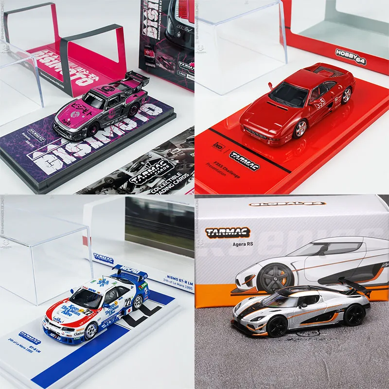 

TARMAC WORKS TW Bisimoto 1:64 935 K3V 355Challenge Presentation GTR 1995 Le Mans Alloy Car Model Collection Ornaments