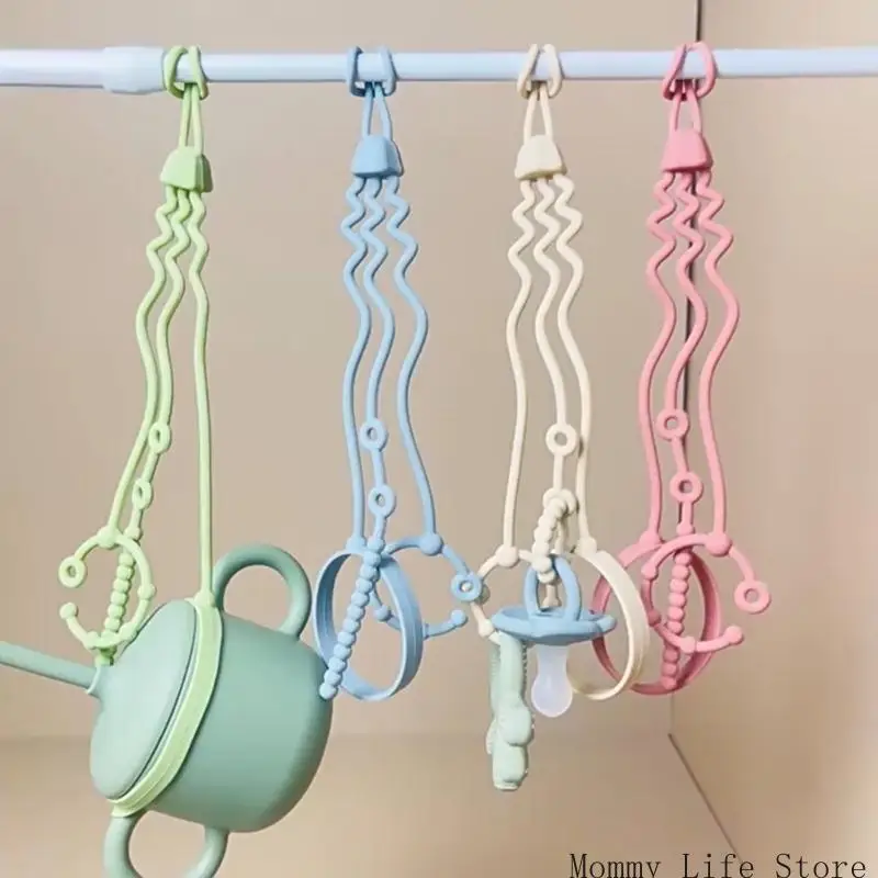 

Adjustable Baby Teether Straps Silicone Pacifier chain 280mm for Various Uses