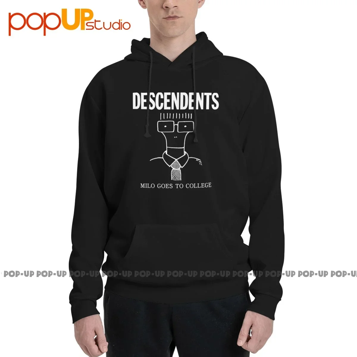 Descendents Milo Goes To College Gray Hoodie Sweatshirts Hoodies Soft Design Hot Deals Streetwear