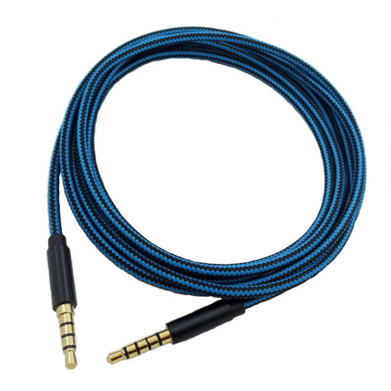 Best Audio Cable 2M/6.5Ft for Logitech Astro A30 A40 A10 Headphone Replacement Nylon Braided Aux Line