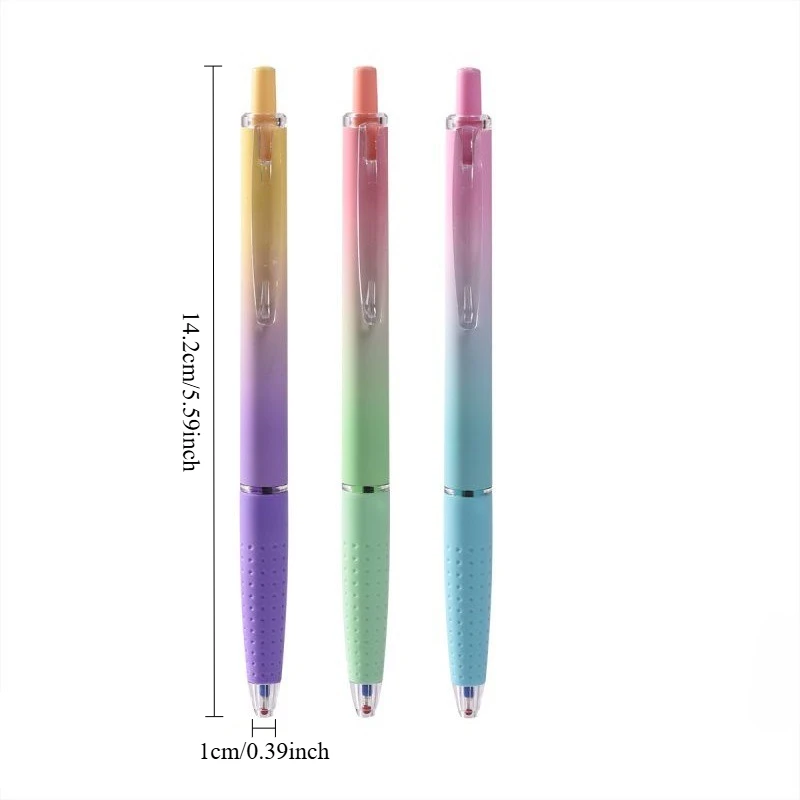 5Pcs High-capacity Gel Pen Set, 0.7mm Blue Ink, Ballpoint Pen, Comfortable Grip, Quick-drying, Smooth Writing, Ideal For Note-ta