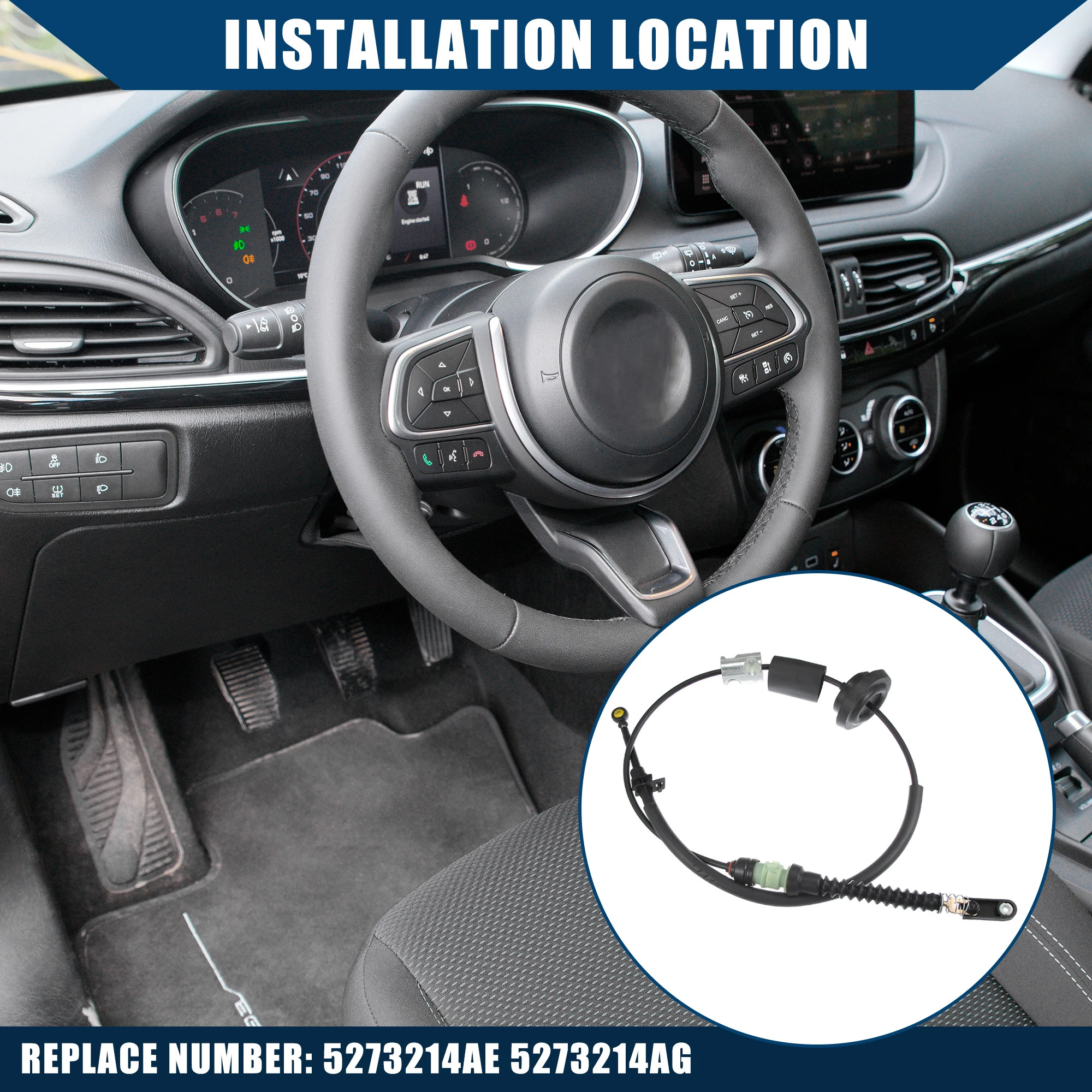 Motoforti 1 Pcs NO.5273214AE Cabo de controle de mudança de marcha de transmissão automática para Chrysler para Dodge