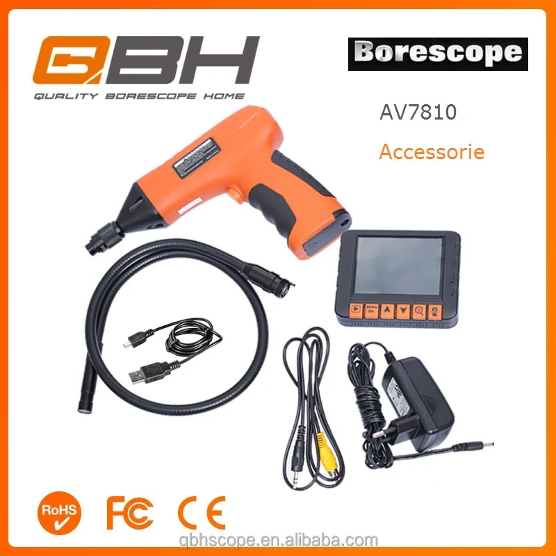 Detector de metales de diamante de nuevo diseño con cámara de lente de 3,5 pulgadas