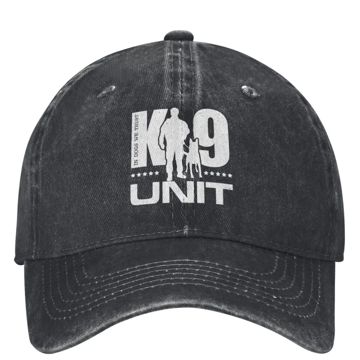 

K-9 Unit Police Dog Casual Baseball Cap Summer Wlidlife Animal Trucker Hat Running Snapback Cap Unisex-Teens Baseball Caps