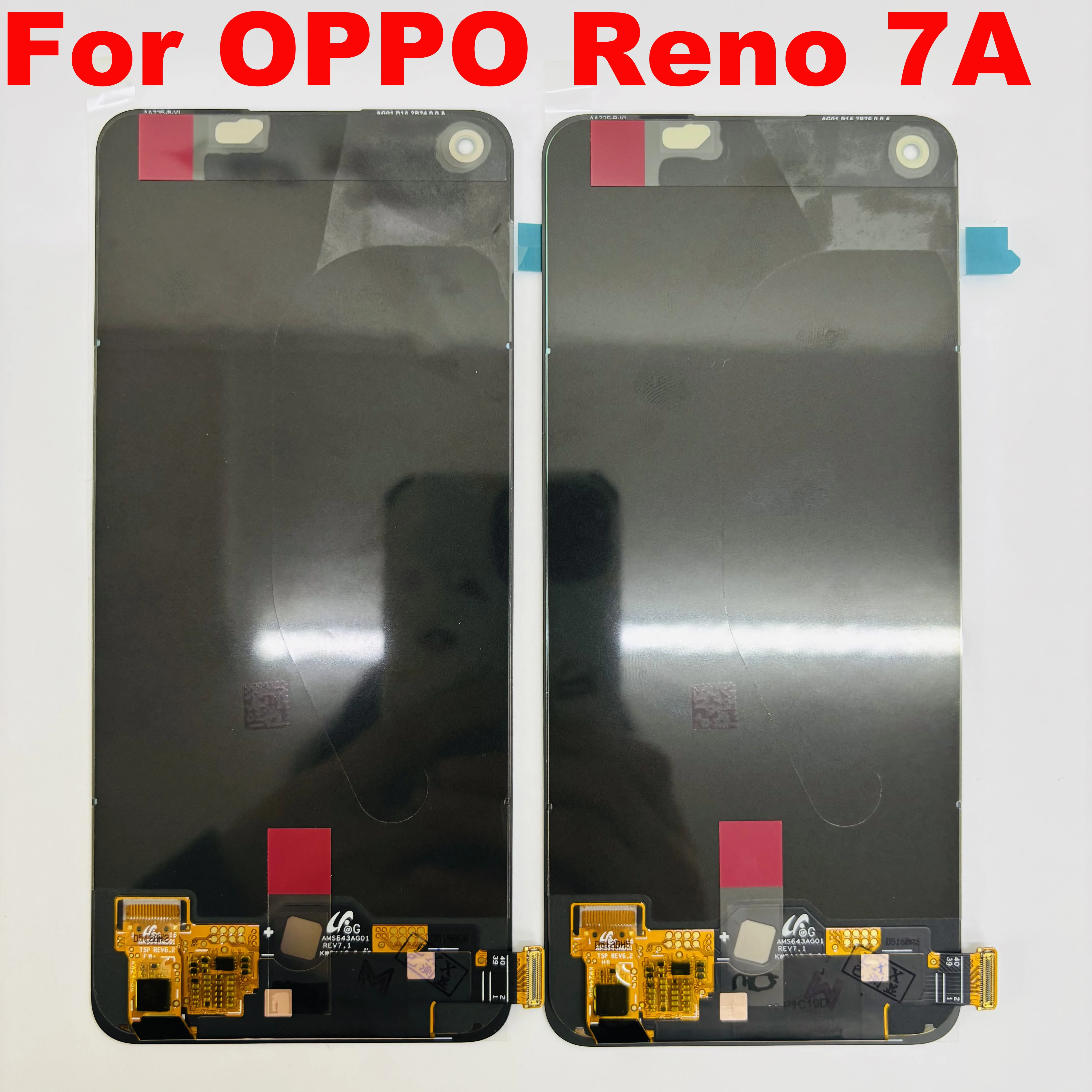 6.4' Original AMOLED For OPPO Reno 7A Touch Screen Digitizer