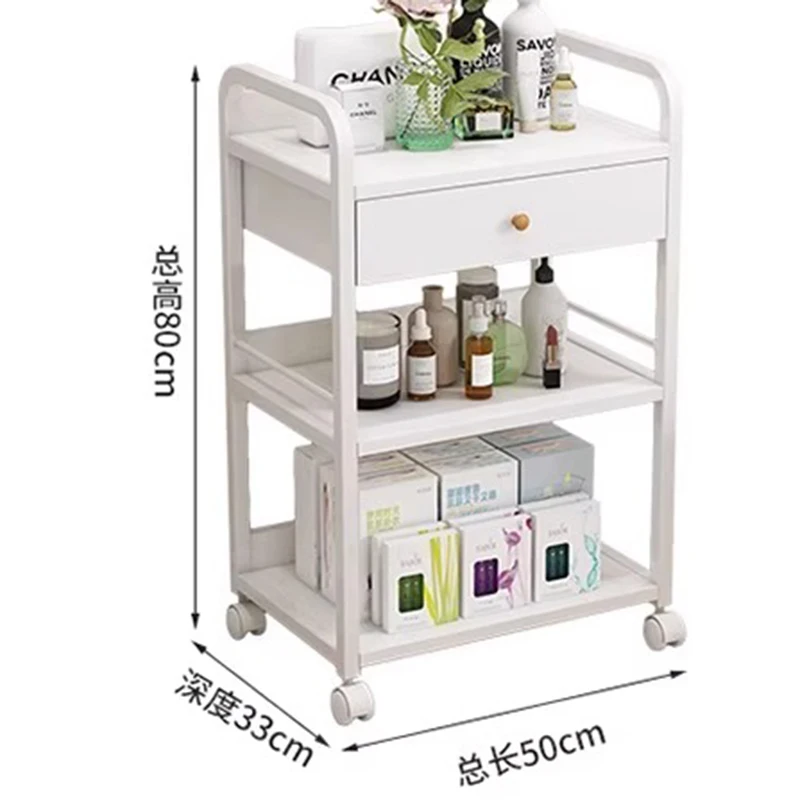 Cart with Wheels and Drawers Aesthetic Auxiliary Beauty Salon  Spa Organizer Furniture  Hair Trolly Carrito Movil Trolley Drawer