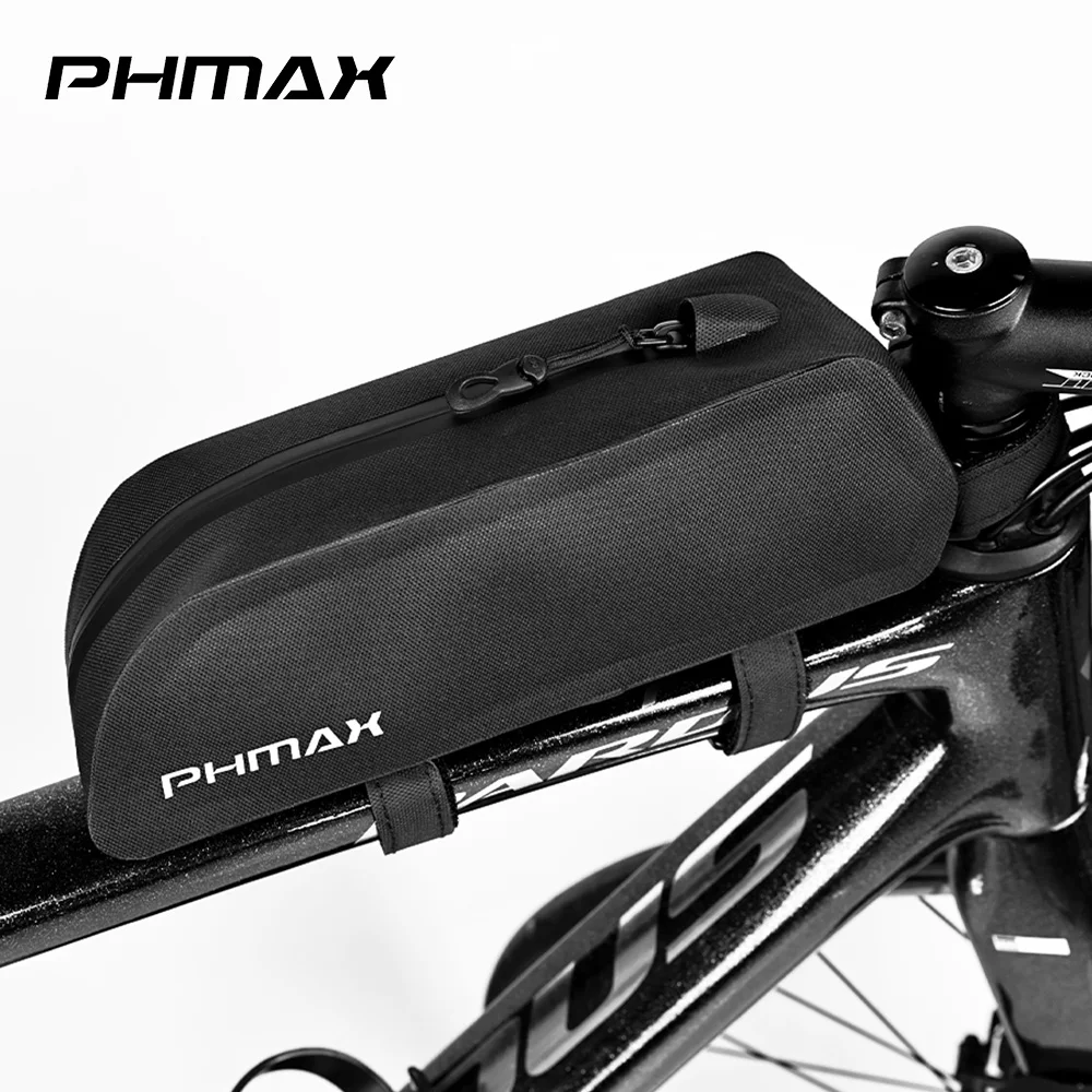 PHMAX Große Fahrrad-Oberrohrtasche, Regenfeste Vorderrahmentasche für MTB und Rennräder, Fahrrad-Zubehör
