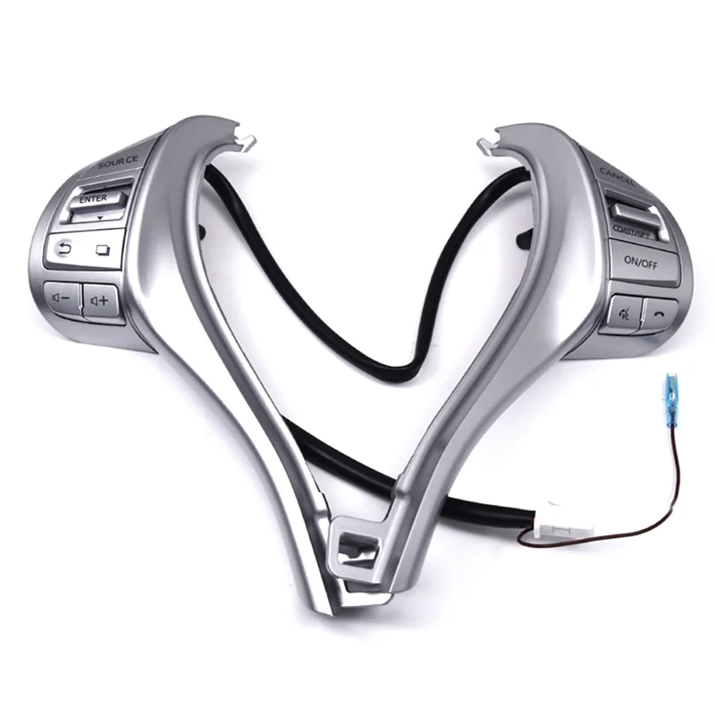 

Multifunction Steering Wheel Car Multifunction Steering Wheel For Nissan X-Trail 2013 Teana Navarre Silver