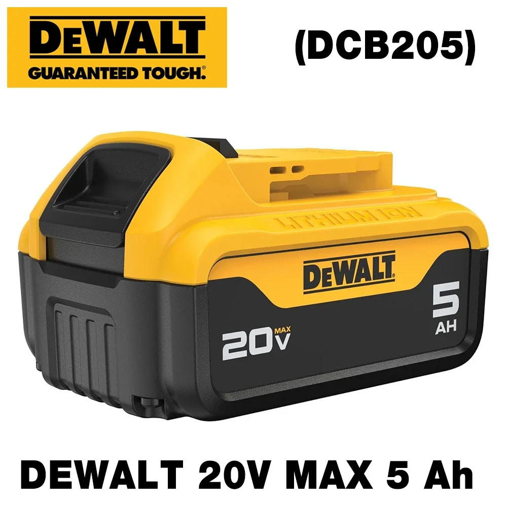 

DEWALT 20V MAX 5 Ah Lithium Ion Battery (DCB205)，DeWalt 20v battery,DCB205 DCB201 DCB203 Power Tool，DCB205，DCB206，DCB200 18650