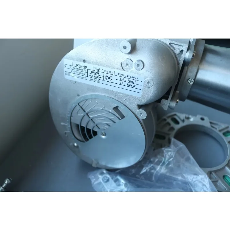 Compact light oil burner components for industrial boilers