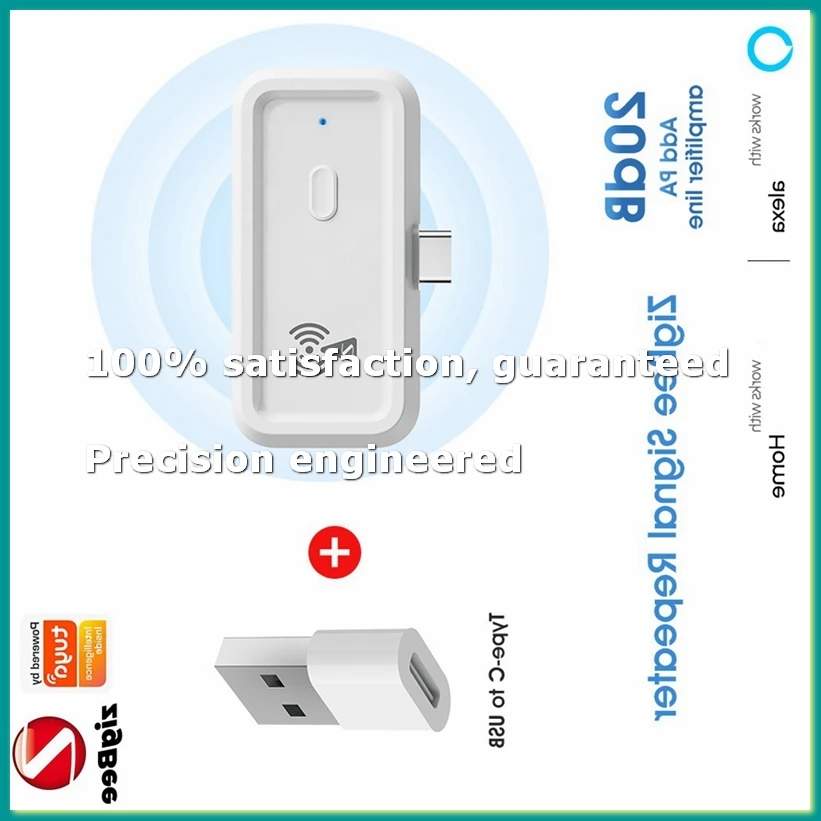Tuya Smart Home Zigbee Repeater Type-C Extender Signal Amplifier Transmission Repeater for Zigbee Gateway-A86Z