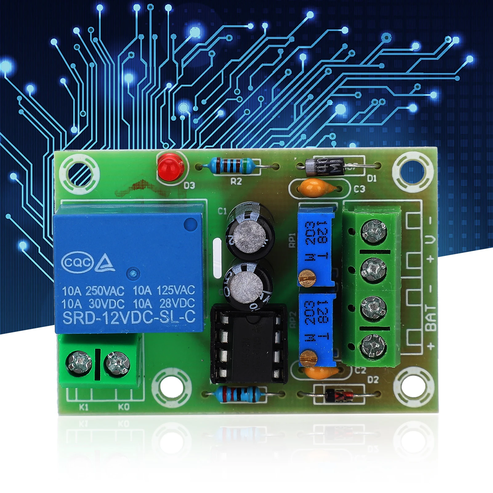 Módulo de control de carga de  - Power Supply 12V reseña y precio