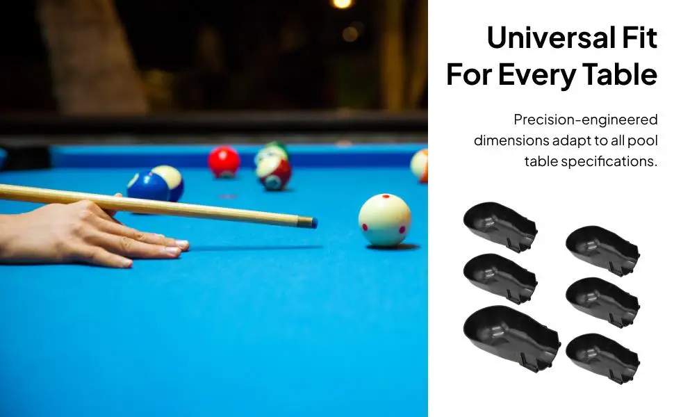 

6 шт. вкладыши для бильярдного стола, вкладыши для бильярдного стола, аксессуары для бильярда, бильярд