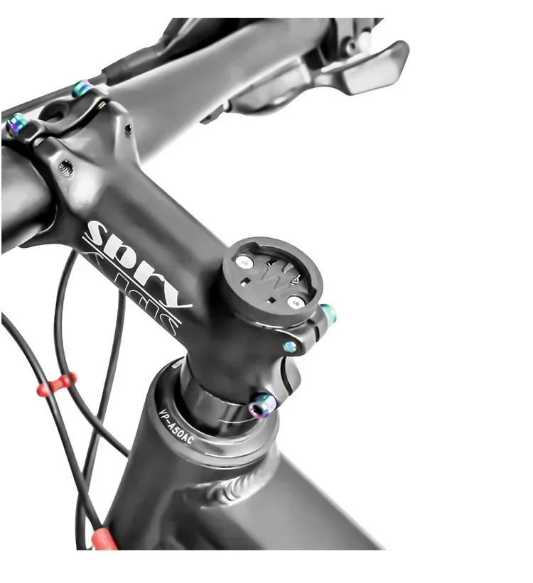 2PCS Fahrrad Computer Halterung Für Garmin Bryton WAHOO Computer Halter Vorbau Top Cap Adapter Fahrrad Zubehör – Detail 12