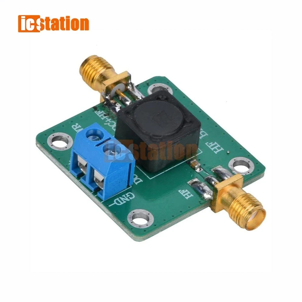 HF Bias Tee 50K-60MHz RF Microwave Dc Feeder for Short Wave RTL SDR LNA HAM Radio Amplifier Antenna