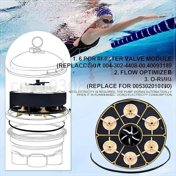 

Корпус клапана с 6 портами для воды - 004302440800, модульный, с уплотнительным кольцом