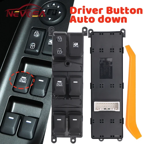 Imagen 2 del producto Interruptor de Control de Ventana Eléctrica para Puerta Delantera/Trasera Izquierda/Derecha, para Kia Cerato K3 Forte 2014 2015 2016 2017 2018, Lado del Conductor y del Pasajero