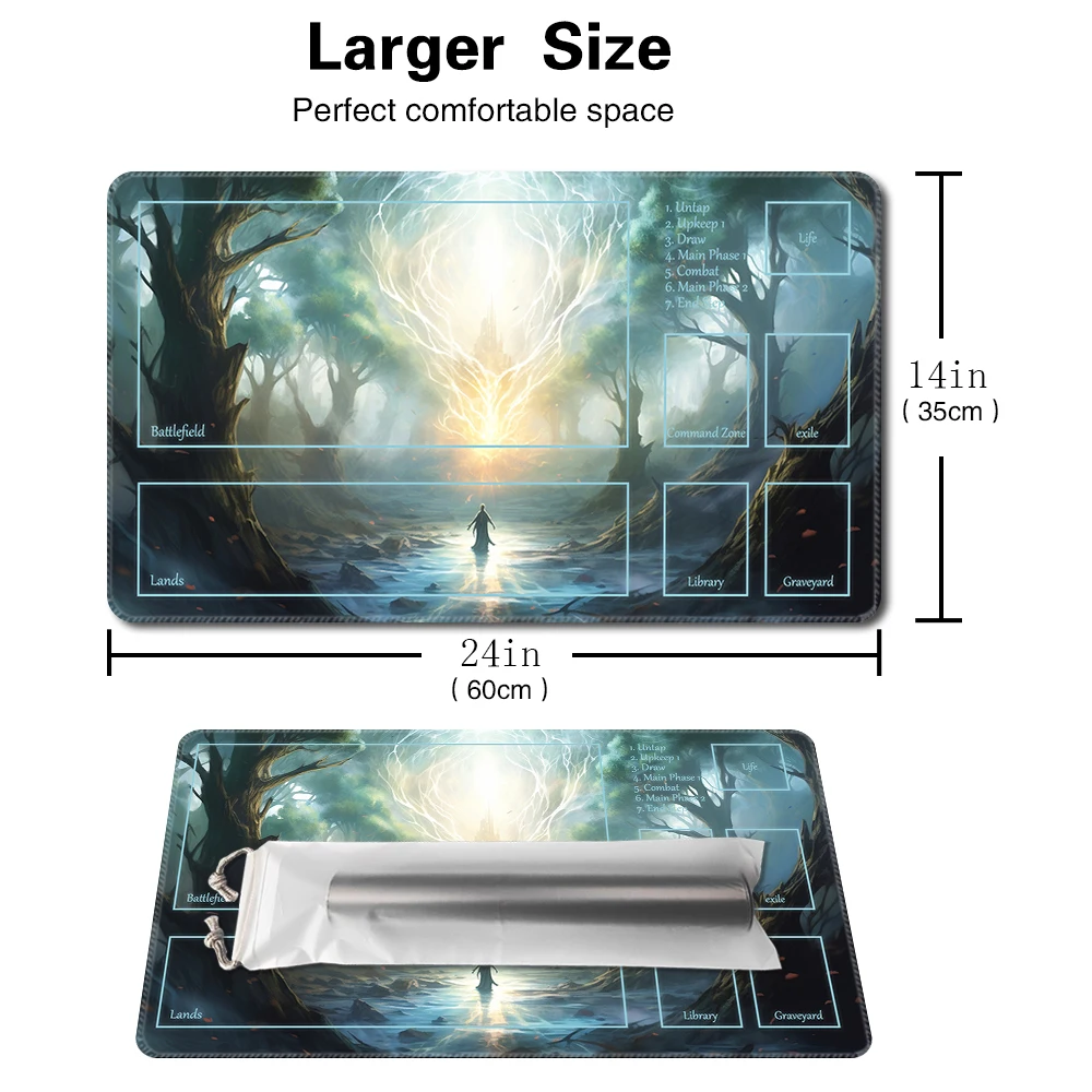 Stormbreaker-gra planszowa TCG Playmat mata na stół rozmiar 60x35 CM podkładka pod mysz kompatybilna z MTG CCG